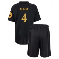 Real Madrid David Alaba #4 3rd trikot Kinder 2023-24 Kurzarm (+ Kurze Hosen)